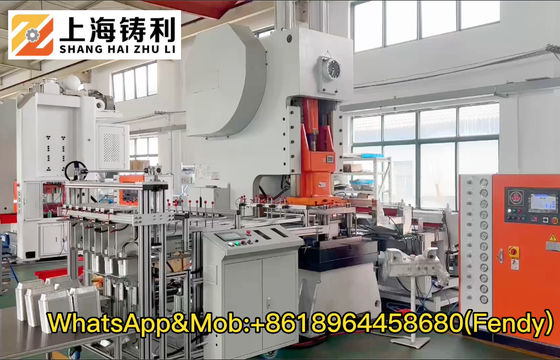 Automatic Aluminium Foil Container Machine Zl-T63 40~68strokes/min With Stacker