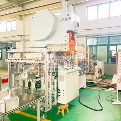 Fully Automatic Mechanics Foil Food Container Production Line ZL-T63 In FAST Speed And HIGH Quality in China