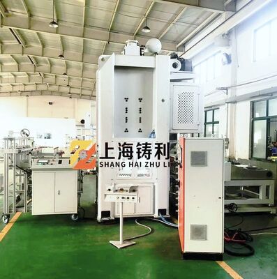 Fully Automatic H Frame Hydraulic Press Aluminium Container Making Machine 50-65 Times Per Min