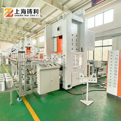 380V 24KW Aluminium Food Container Machine With Mitsubishi PLC SMC Pneumatic Components